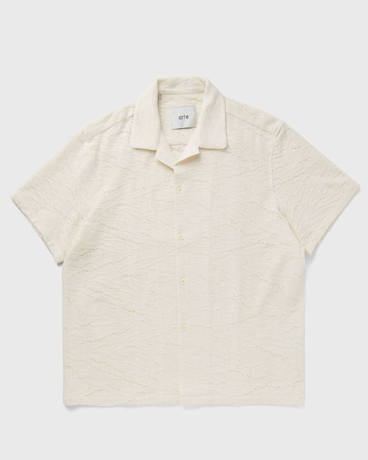 Košeľa Arte Antwerp Crochet Camp Collar Shirt Biela | SS25-233S-CREAM, 1