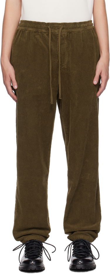 Nohavice ISABEL MARANT Isabel Marant Nirlen Corduroy Trousers Zelené | PA0468HA-B4G03H, 0