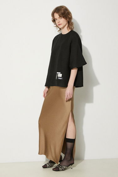 Tričko UNDERCOVER Blouse with Short Sleeves and Round Neck Biela | UC1D1402-2, 1