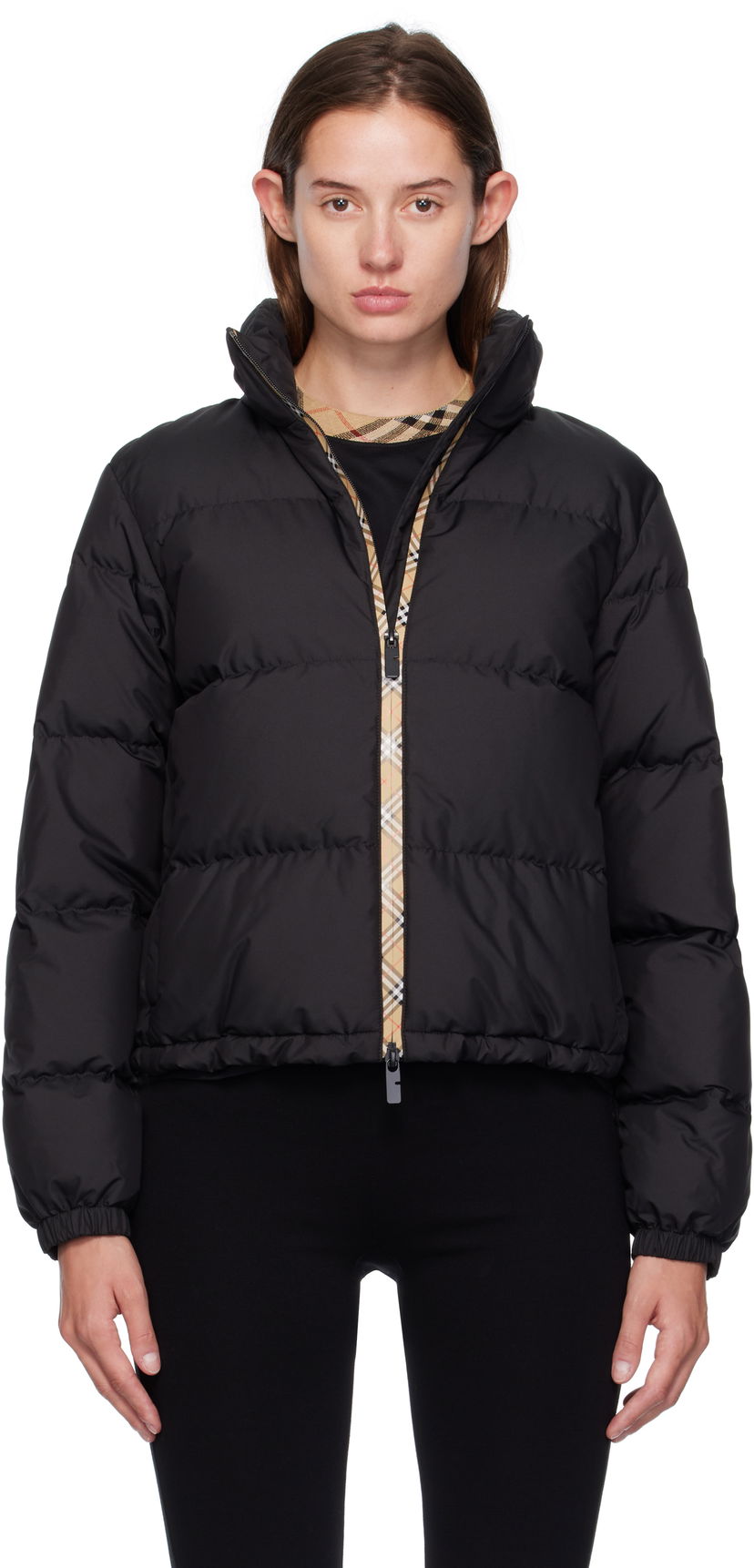 Prešívaná bunda Burberry Ambleside Down Puffer Jacket Čierna | 8113822