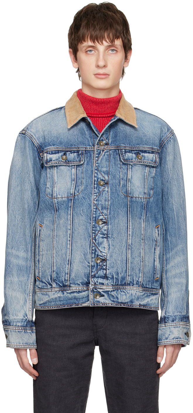 Bunda rag & bone rag & bone Eli Trucker Denim Jacket Modrá | MED22H1424B4DA, 0