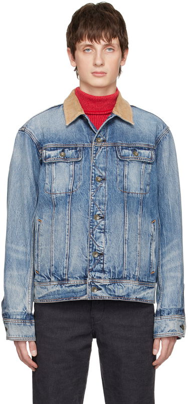 Bunda rag & bone rag & bone Eli Trucker Denim Jacket Modrá | MED22H1424B4DA, 0