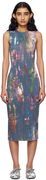 Acne Studios Paint Splatter Midi Dress