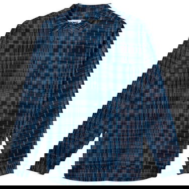 Košeľa YMC Curtis Indigo Check Shirt Modrá | P2WMG-40, 1