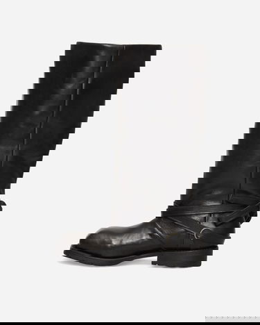 Tenisky a topánky OUR LEGACY Engine Leather Knee-High Boots Čierna | A4257HB 001, 3