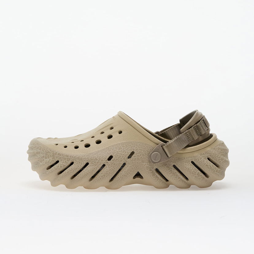 Tenisky a topánky Crocs Echo Crackle Clog Khaki Zelené | 211630-0LJ