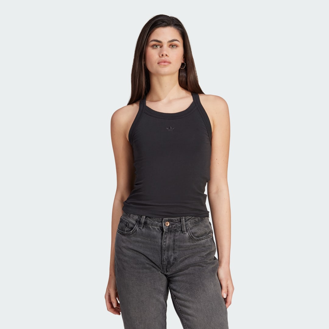 Tielko adidas Originals Premium Essentials Tank Top Čierna | II8034, 0
