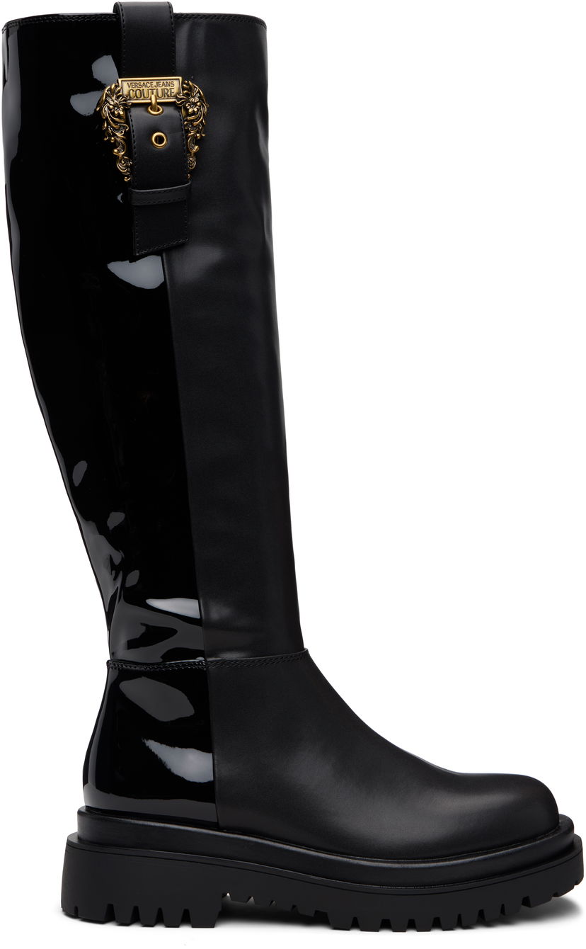 Tenisky a topánky Versace Versace Jeans Couture Tall Boots Čierna | E79VA3S65_E71570