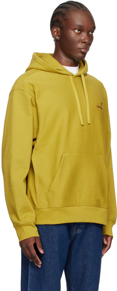 Mikina Carhartt WIP Work In Progress American Script Hoodie Žltá | I028279, 1