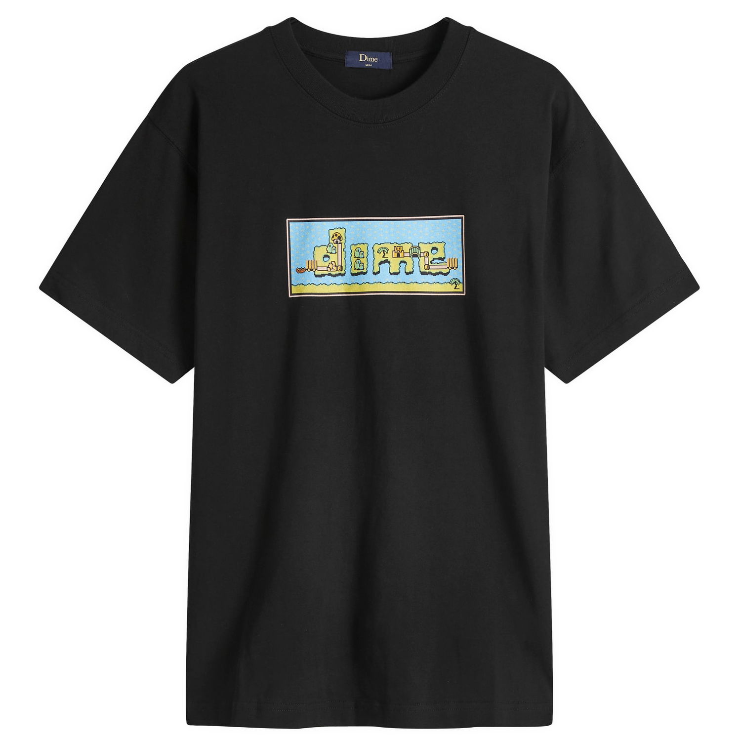 Tričko Dime World Graphic T-Shirt Čierna | DIMEHO2460BLK, 0
