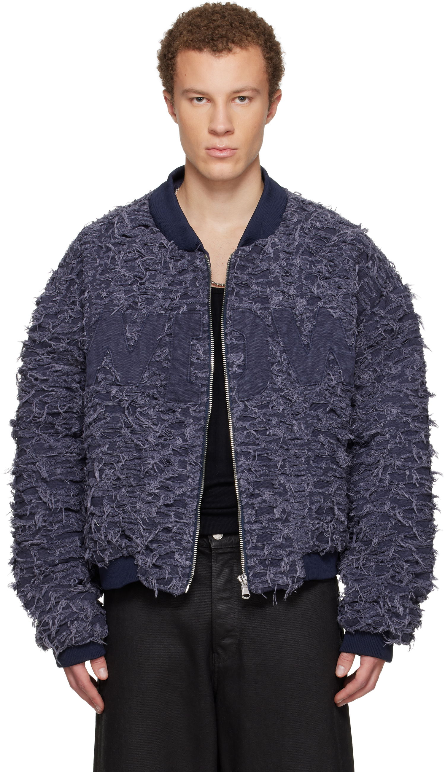 Bomber bunda Who Decides War Husk Bomber Jacket Navy | 1131270010FW25, 0