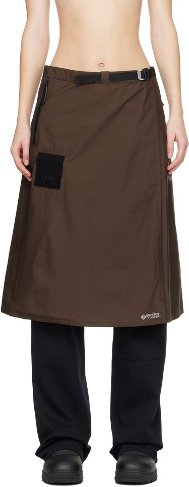 Sukňa ROA Tilak Edition Midi Paclite Skirt Hnedá | RBMW0304FA225, 0