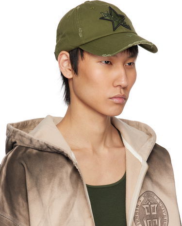 Šiltovka MISBHV MISBHV Military Star Distressed Baseball Cap Zelené | 250A506, 3