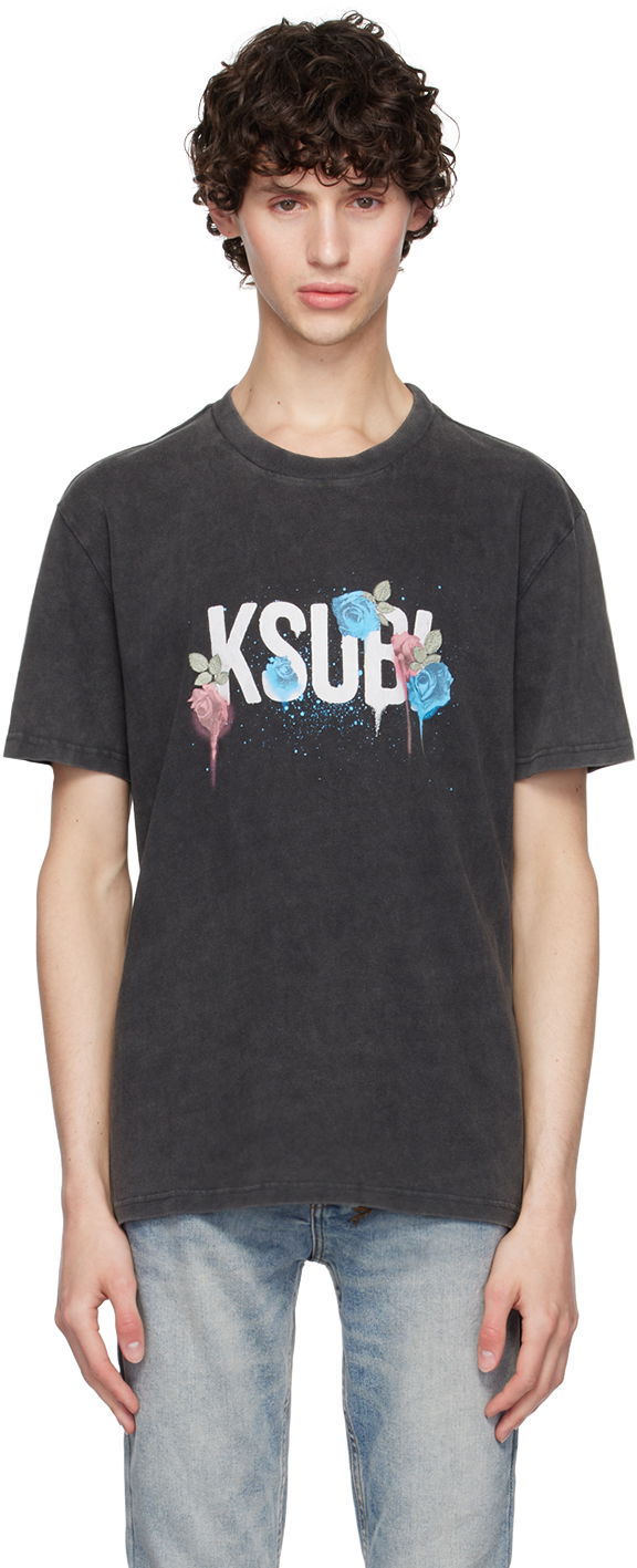 Gray Graff Rose Kash T-Shirt