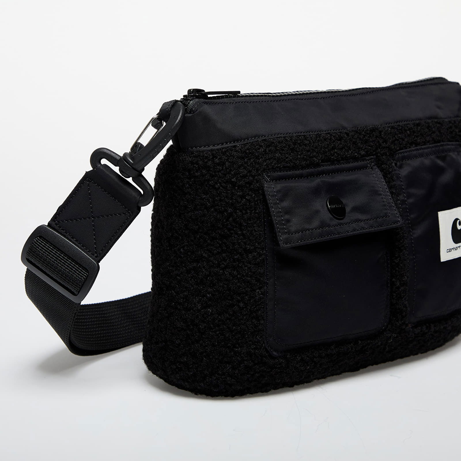 Black Crossbody Bag with Adjustable Strap