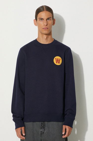 Mikina WOOD WOOD Tye Badge Sweatshirt Navy | 10285603.2424, 0
