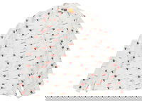 Open Collar Flamingo Print Shirt