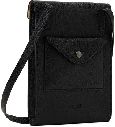 Taška cez rameno LEMAIRE Lemaire Enveloppe Strap Shoulder Bag Čierna | SL0019 LL0035, 2