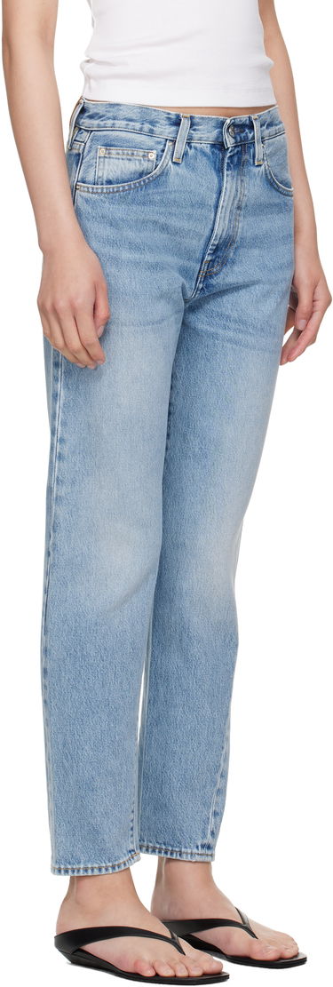 Džínsy TOTEME TOTEME Twisted Seam Jeans Modrá | 222-232-741, 4