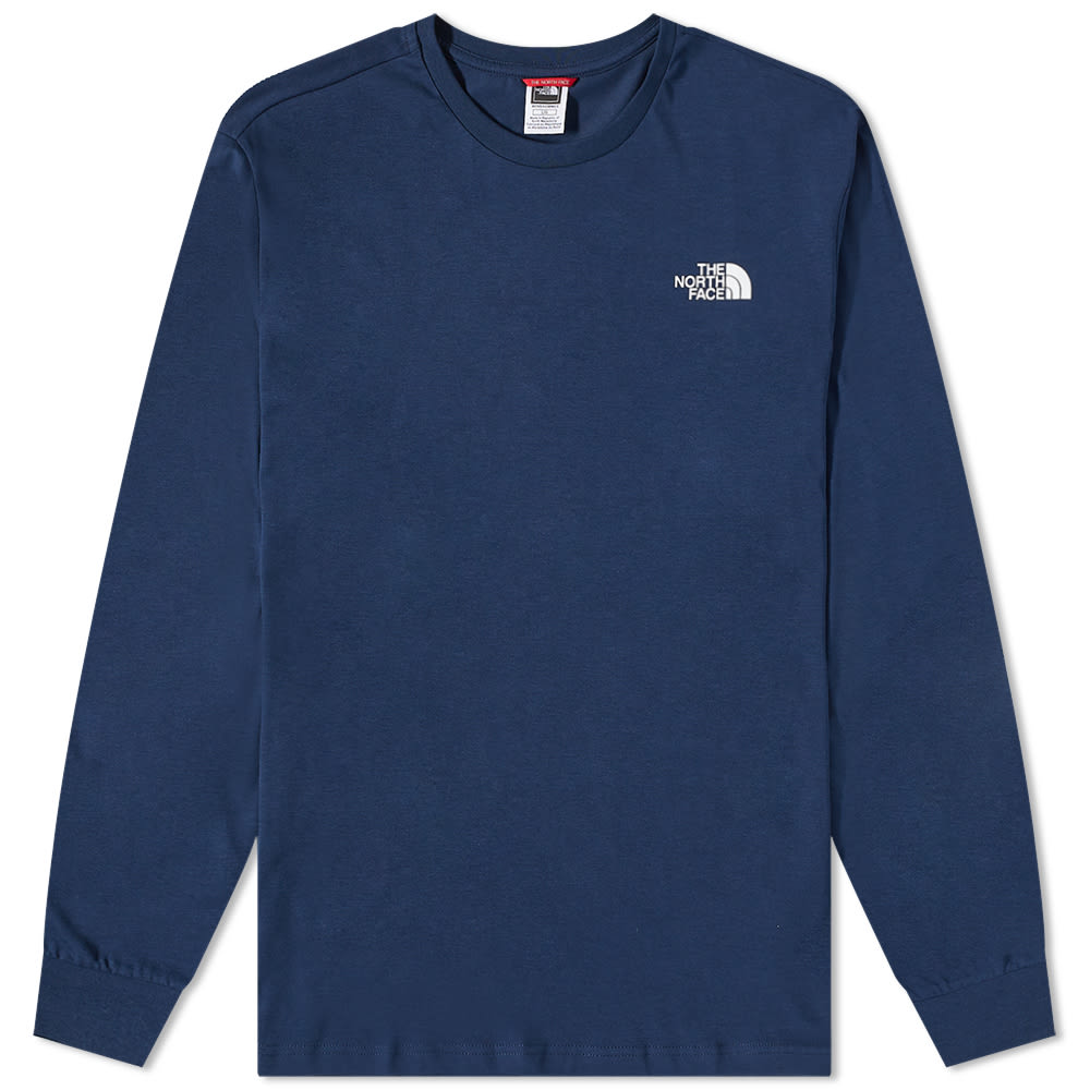 Tričko The North Face Simple Dome Long Simple Navy | NF0A3L3B8K2, 0