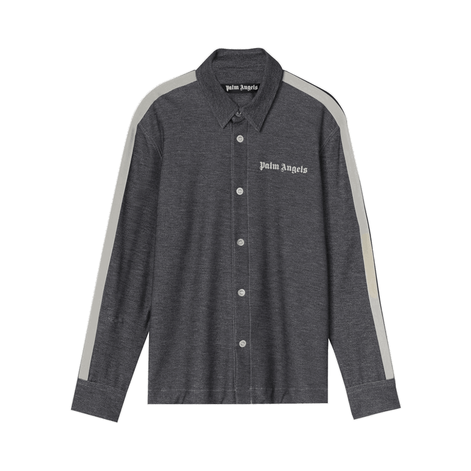 Košeľa Palm Angels Like Denim Track Shirt Šedá | PMGA104S22FAB0034503, 0