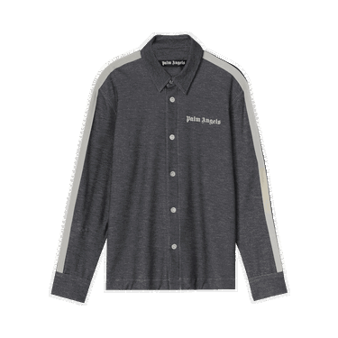 Košeľa Palm Angels Like Denim Track Shirt Šedá | PMGA104S22FAB0034503, 0