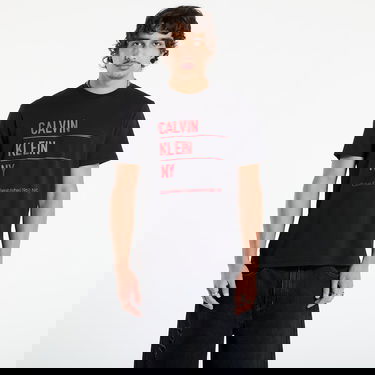 Tričko CALVIN KLEIN Calvin Klein Jeans Men's SS Graphic Tee Čierna | LV04RD818G UB1, 0