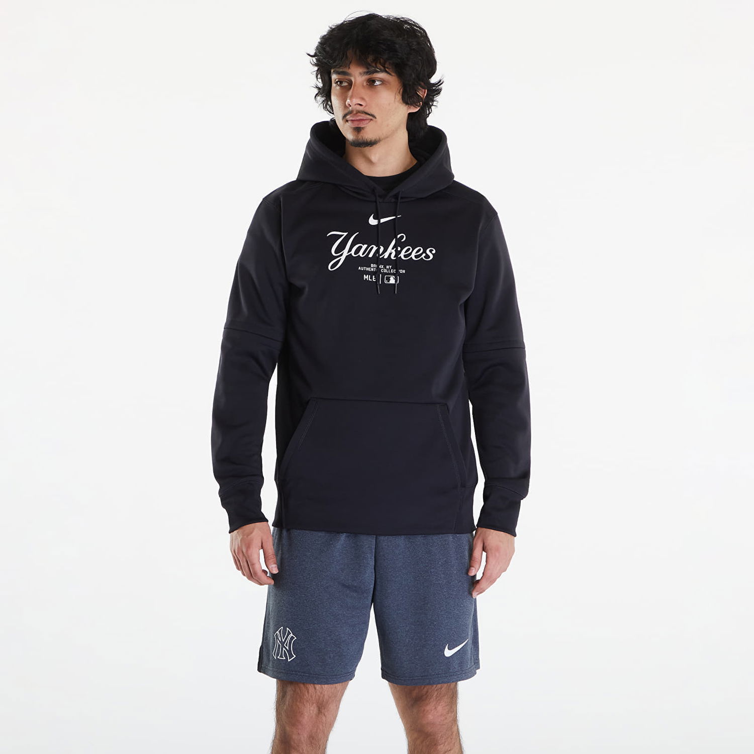 Mikina Nike AC TF Hoodie PO New York Yankees Pitch Blue/ Pitch Blue Navy | NAC3-11L5-NK-J37, 0