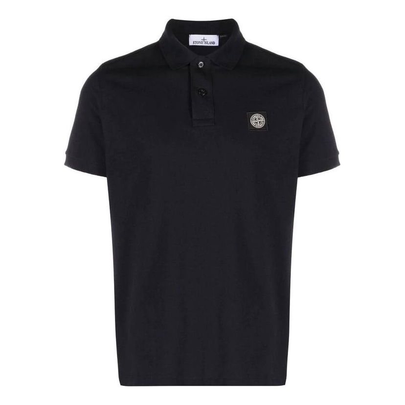 Polo tričko Stone Island Compass Badge Polo Čierna | 79152SC17-A0020