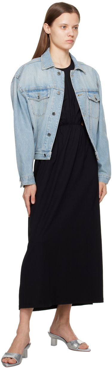 Bunda Loulou de Saison Loulou de Saison Dave Denim Jacket Modrá | DAVE, 3