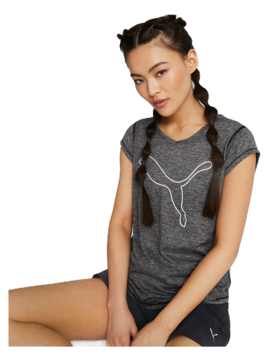 Tričko Puma Favourite Heather Cat Trainings T-Shirt Šedá | 522418_01