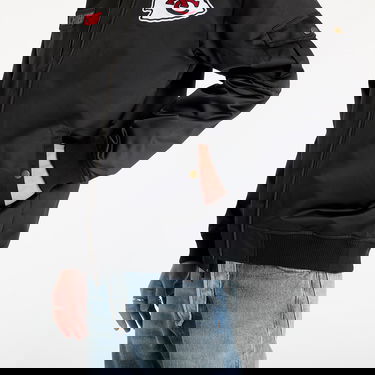 Bomber bunda Mitchell & Ness Team Leader Satin Bomber Jacket Čierna | JK8095-KCCBLCK, 2
