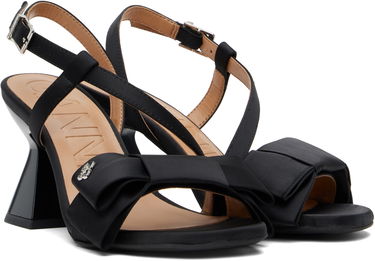 Tenisky a topánky GANNI GANNI Big Bow High Heeled Sandals Čierna | S2850, 3