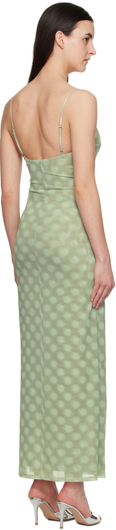 Šaty Miaou Miaou Thais Maxi Dress Zelené | 5019PM1MBD, 2