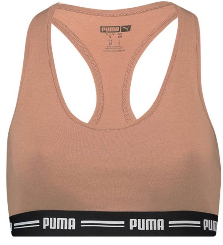 Podprsenka Puma Racer Back Top Sport-BH Béžová | 604022001-013, 0