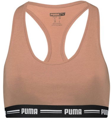 Podprsenka Puma Racer Back Top Sport-BH Béžová | 604022001-013, 0