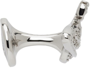 Náušnice Vivienne Westwood Mini Bas Relief Silver Cuff Links Metalická | 65030003-02P116-CN, 1