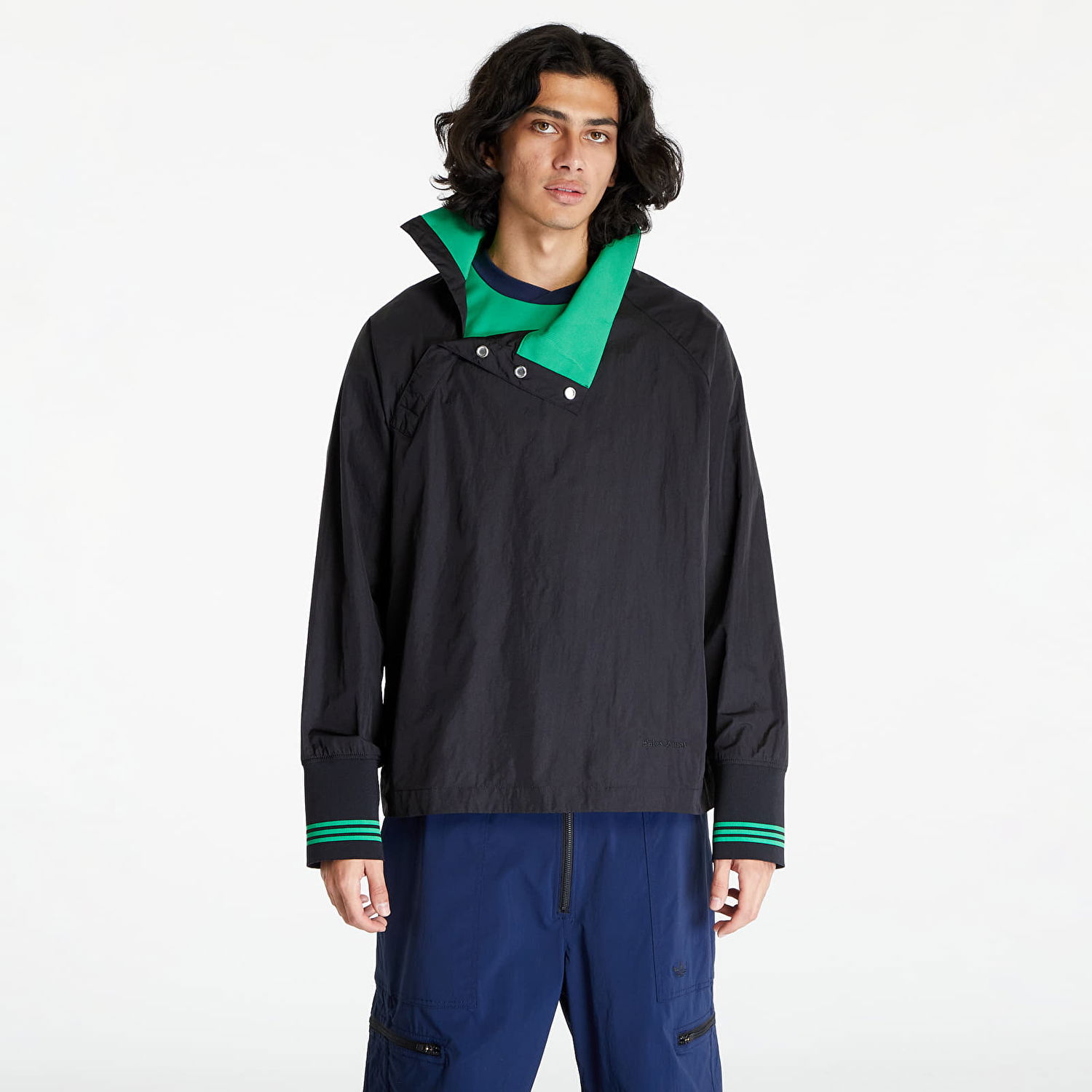 Vetrovka adidas Originals Wales Bonner x Nylon Track Top Čierna | IT9775, 0