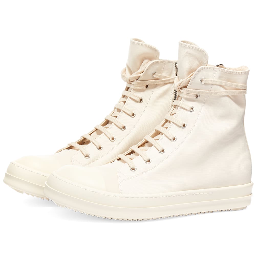 Tenisky a topánky Rick Owens DRKSHDW Cotton Nylon High Biela | DU01B7800-MU-2111, 0