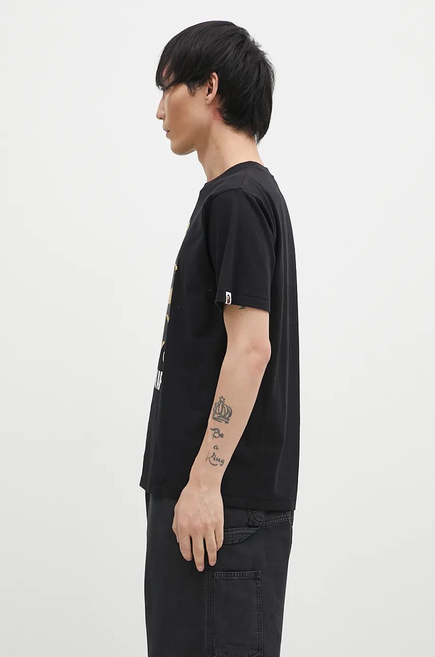 Tričko BAPE T-Shirt With Print Čierna | 1K80110012, 1