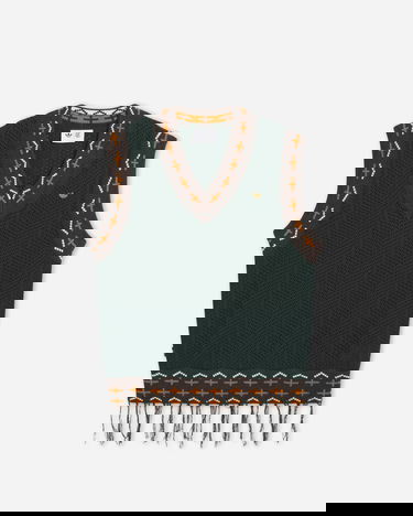 Vesta adidas Originals CLOT by Edison Chen Crochet Vest Zelené | JP1606, 1