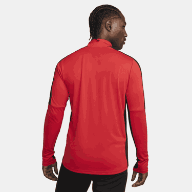 Tričko Nike Academy Dri-FIT 1/2 Zip Global Football Top Global Červená | DX4294-657, 2