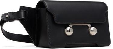 Ľadvinka Marni Marni Leather Trunkaroo Crossbody Bag Čierna | MUMQ0022U0 P6948, 4
