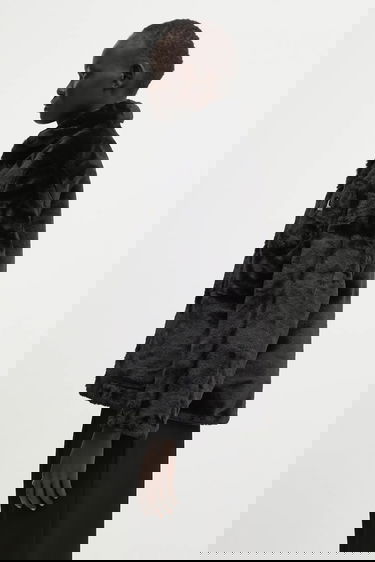 Kabáty Carhartt WIP Olney Michigan Faux Fur Coat Čierna | I035320-89.XX, 3