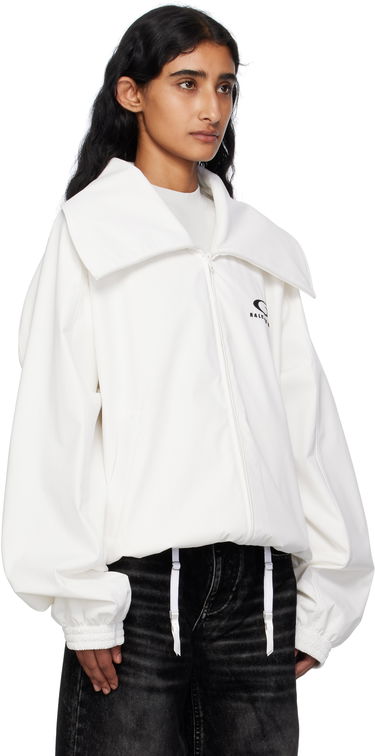Bunda Balenciaga Balenciaga Zip Track Jacket Biela | 831513TRO31, 1