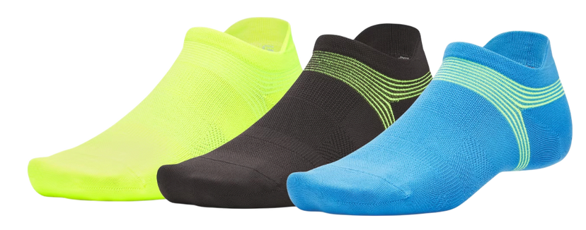 Ponožky Under Armour No-Show AD Run Lite Socks 3 Pack Rôznofarebný | 1386237-402