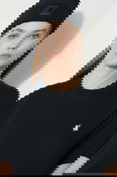 Tričko Carhartt WIP Short Sleeve Cotton T-shirt Čierna | I032206.0M4XX, 4