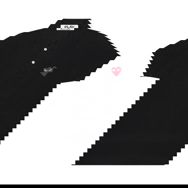 Polo tričko Comme des Garçons PLAY Emblem Polo Tee Čierna | AZ T005 051 1, 1