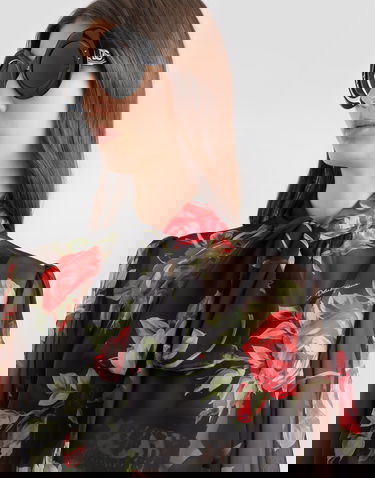 Košeľa Dolce & Gabbana Dolce & Gabbana Rose Bouquet-print Chiffon Top Woman Collection Rôznofarebný | F7BJ2TIS11FHN5ZN, 3