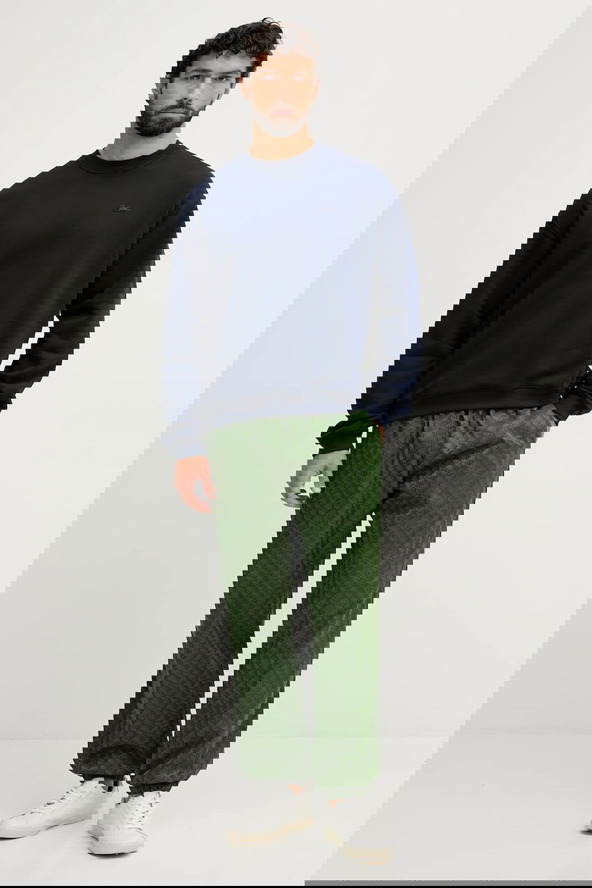 Tepláky Lacoste All-Over Print Joggers Zelené | XH8908, 1